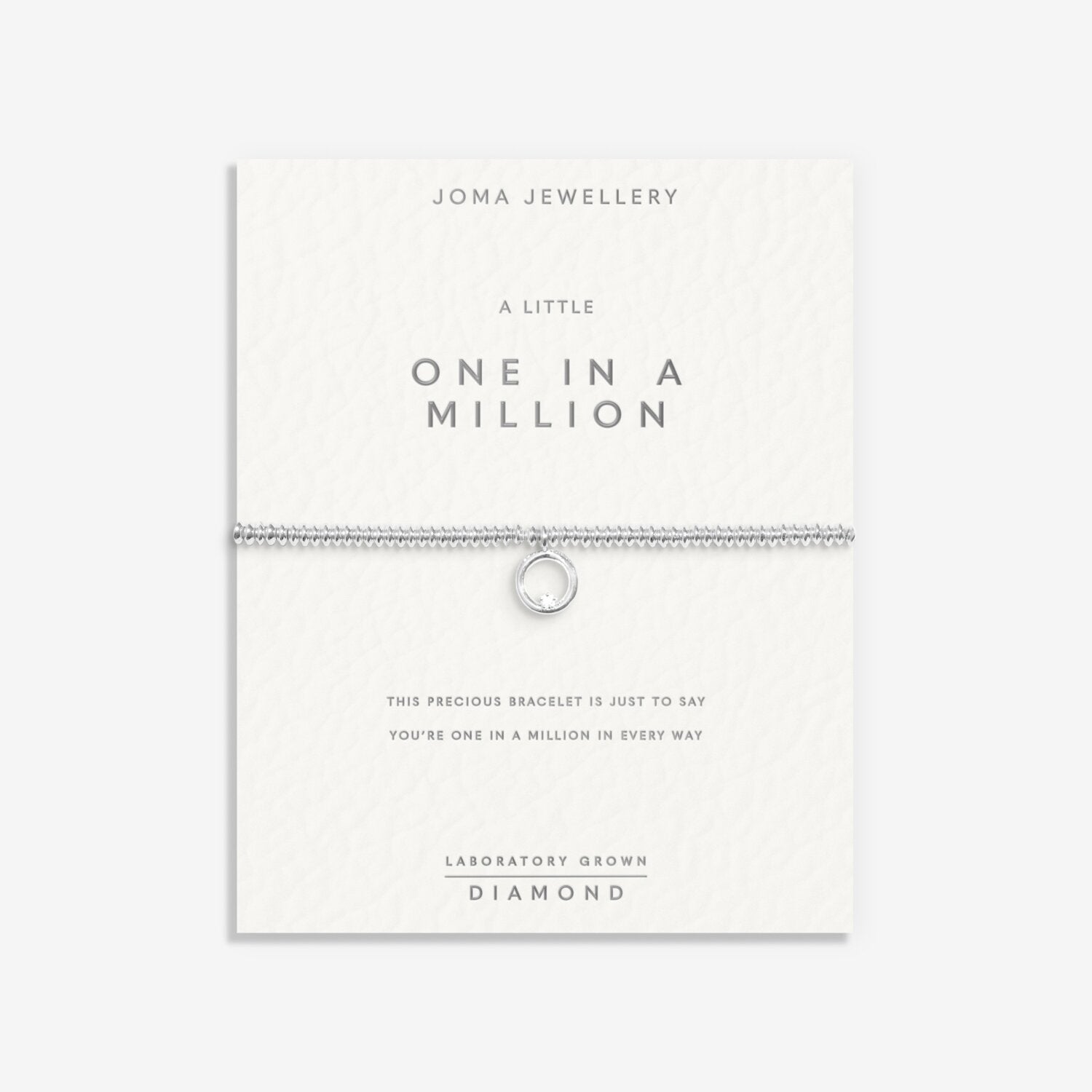 Joma Jewellery Laboratory Grown Diamond A Little One In A Million Bracelet