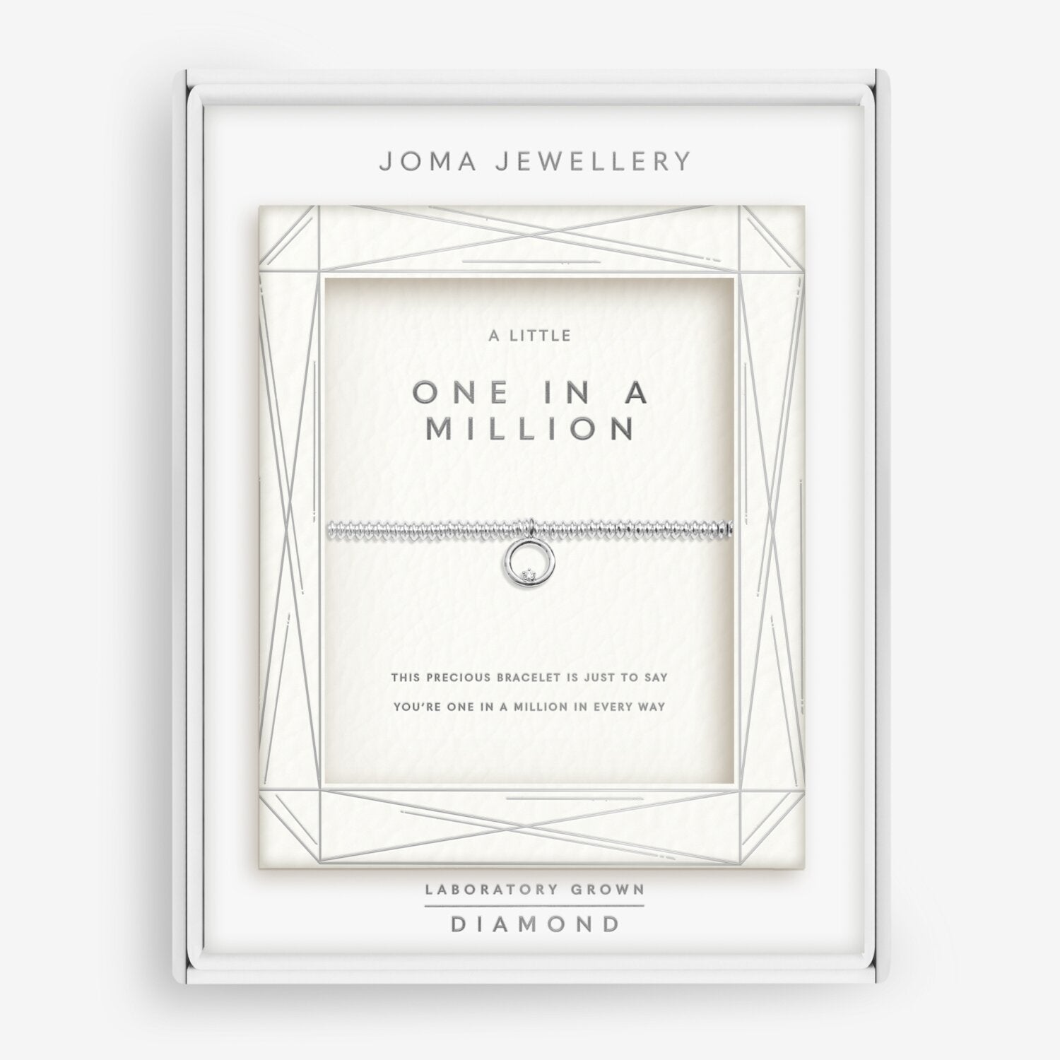 Joma Jewellery Laboratory Grown Diamond A Little One In A Million Bracelet