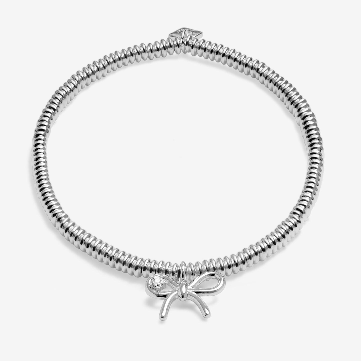 Joma Jewellery Laboratory Grown Diamond A Little Thank You Silver Plated Bracelet