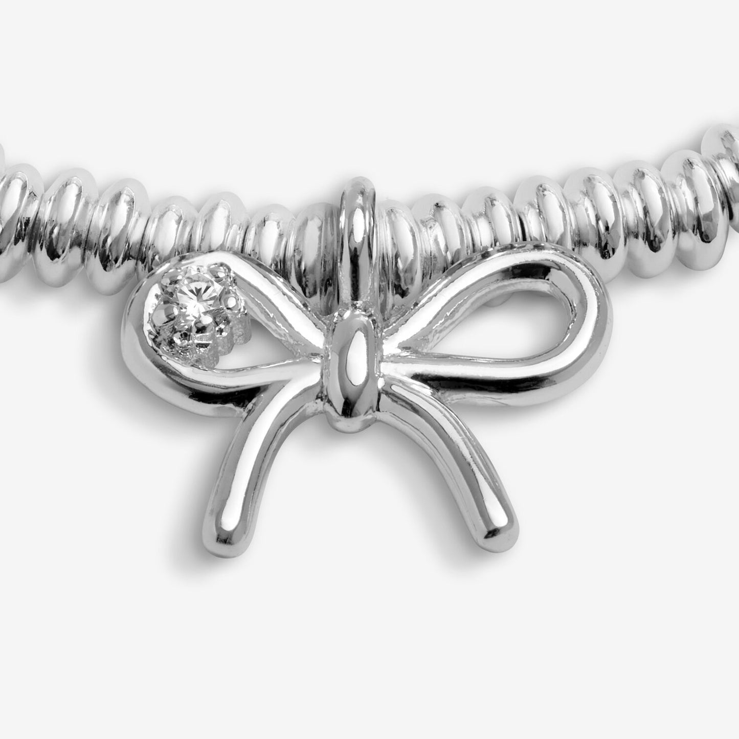Joma Jewellery Laboratory Grown Diamond A Little Thank You Silver Plated Bracelet