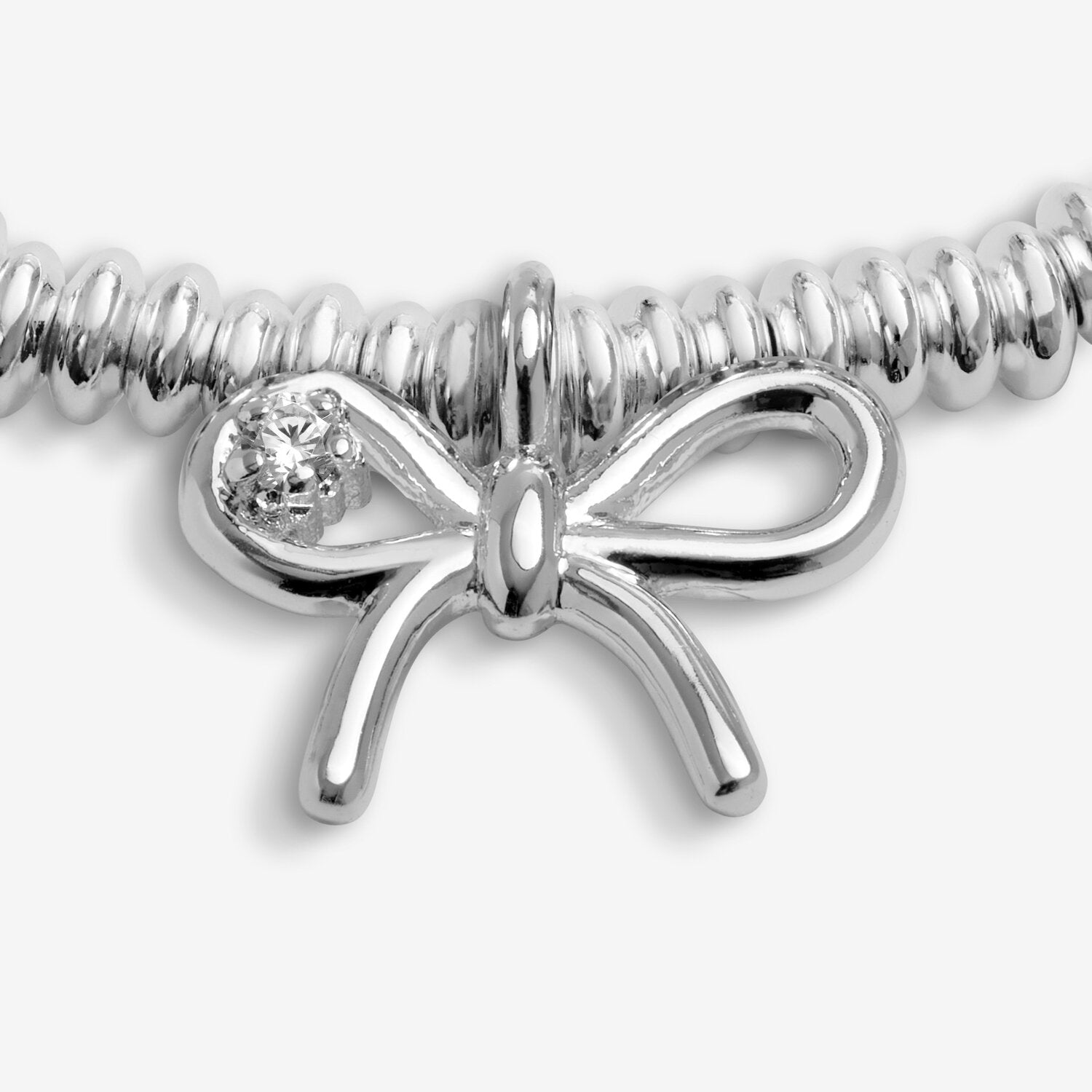 Joma Jewellery Laboratory Grown Diamond A Little Thank You Silver Plated Bracelet
