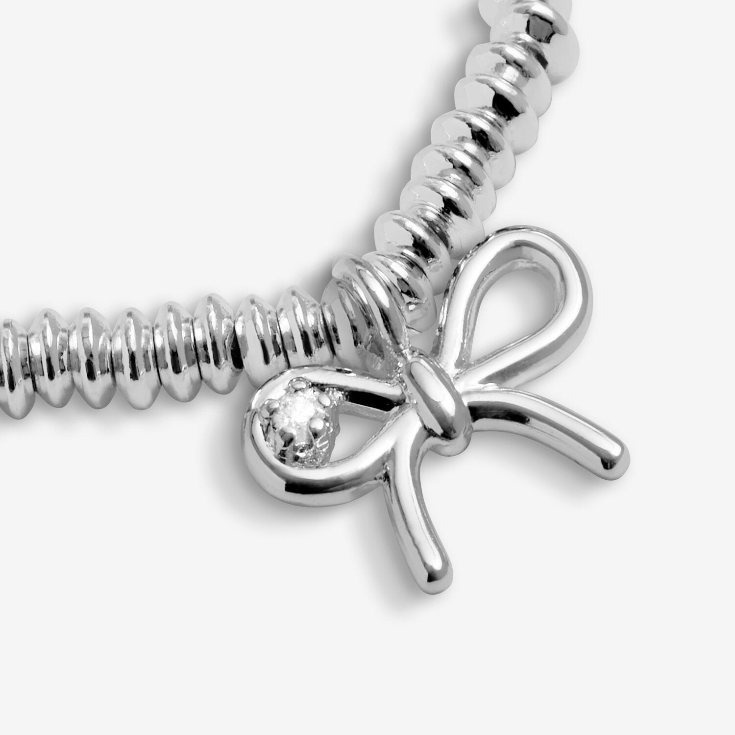 Joma Jewellery Laboratory Grown Diamond A Little Thank You Silver Plated Bracelet