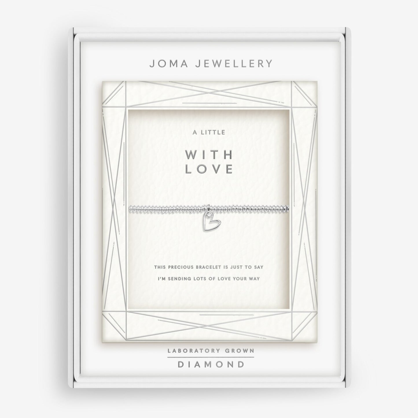 Joma Jewellery Laboratory Grown Diamond A Little With Love Bracelet