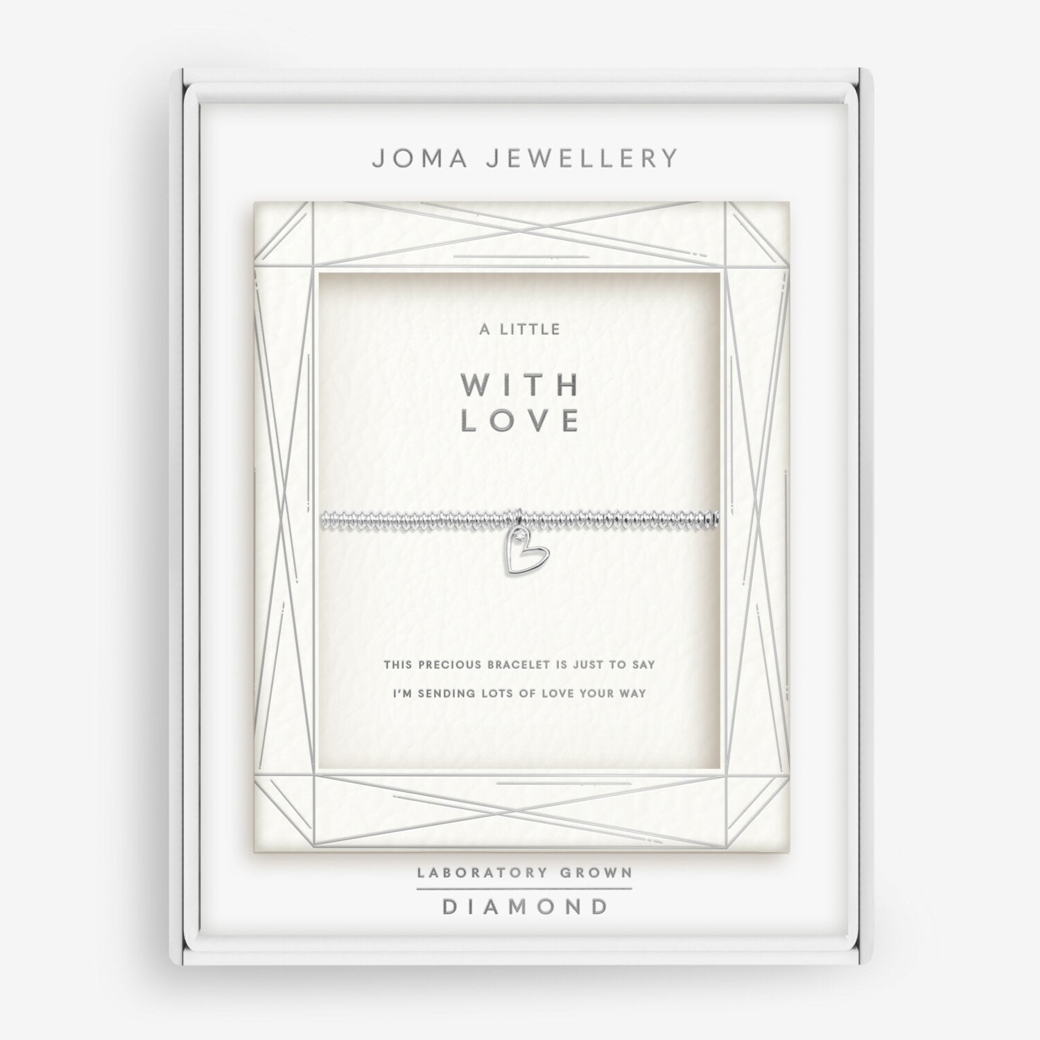 Joma Jewellery Laboratory Grown Diamond A Little With Love Bracelet