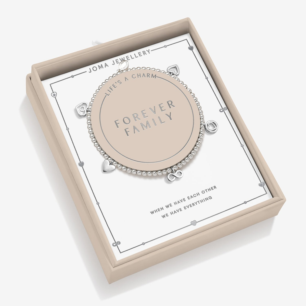 Joma Jewellery Life's A Charm Forever Family Bracelet