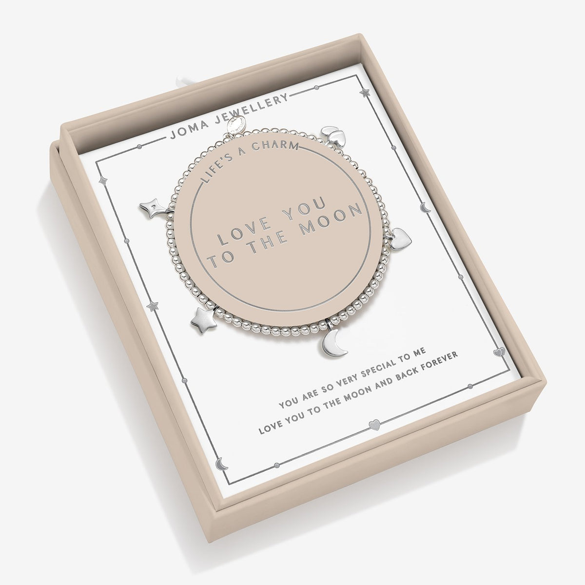 Joma Jewellery Life's A Charm Love You To The Moon And Back Bracelet