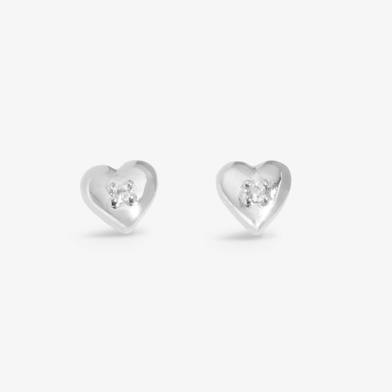 Joma Jewellery Lumia Cubic Zirconia Heart Earrings