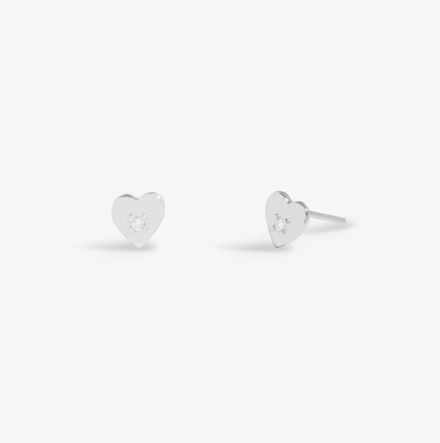 Joma Jewellery Lumia Cubic Zirconia Heart Earrings
