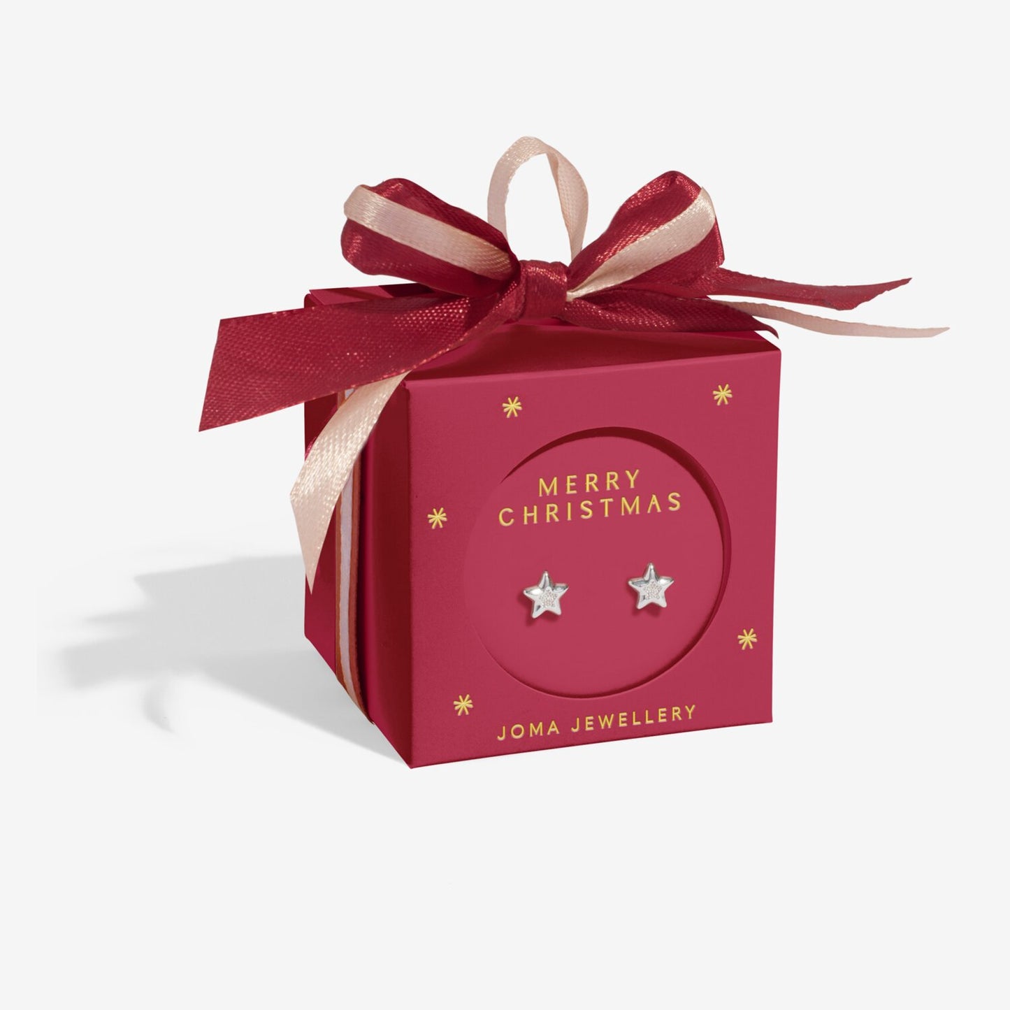 Joma Jewellery Merry Christmas Silver Plated Earring Bauble Gift Box