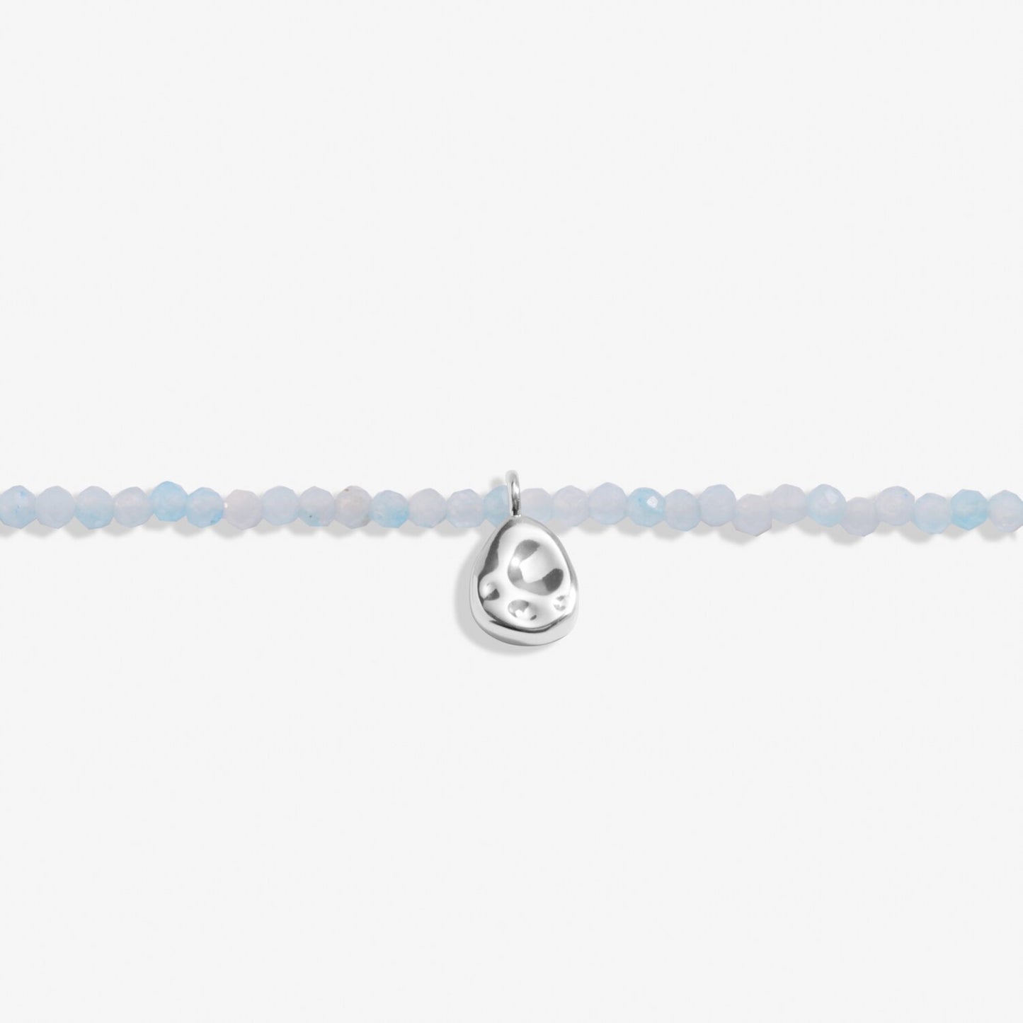 Joma Jewellery Mini Charms Aqua Crystal Pebble Bracelet