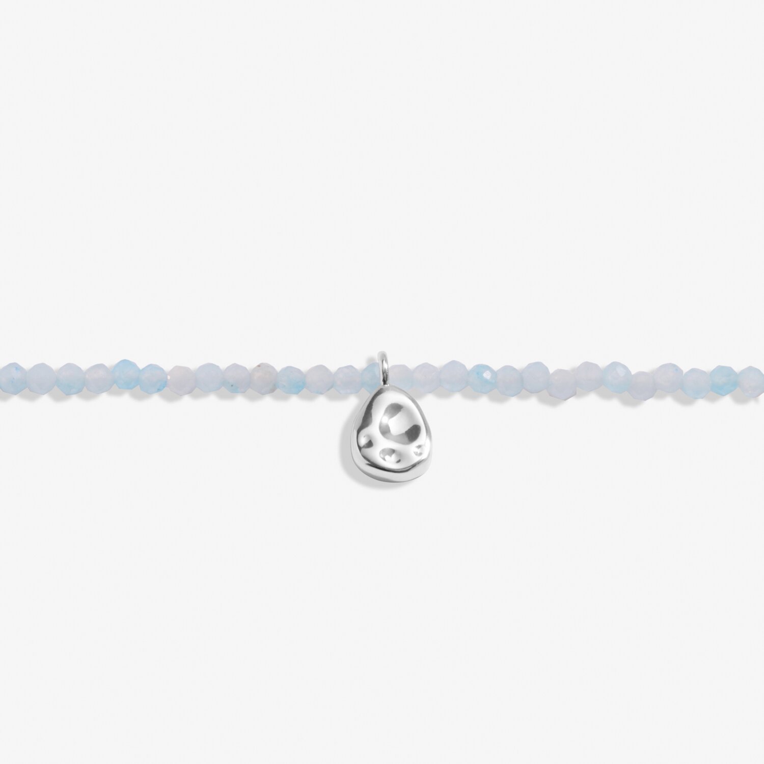Joma Jewellery Mini Charms Aqua Crystal Pebble Bracelet