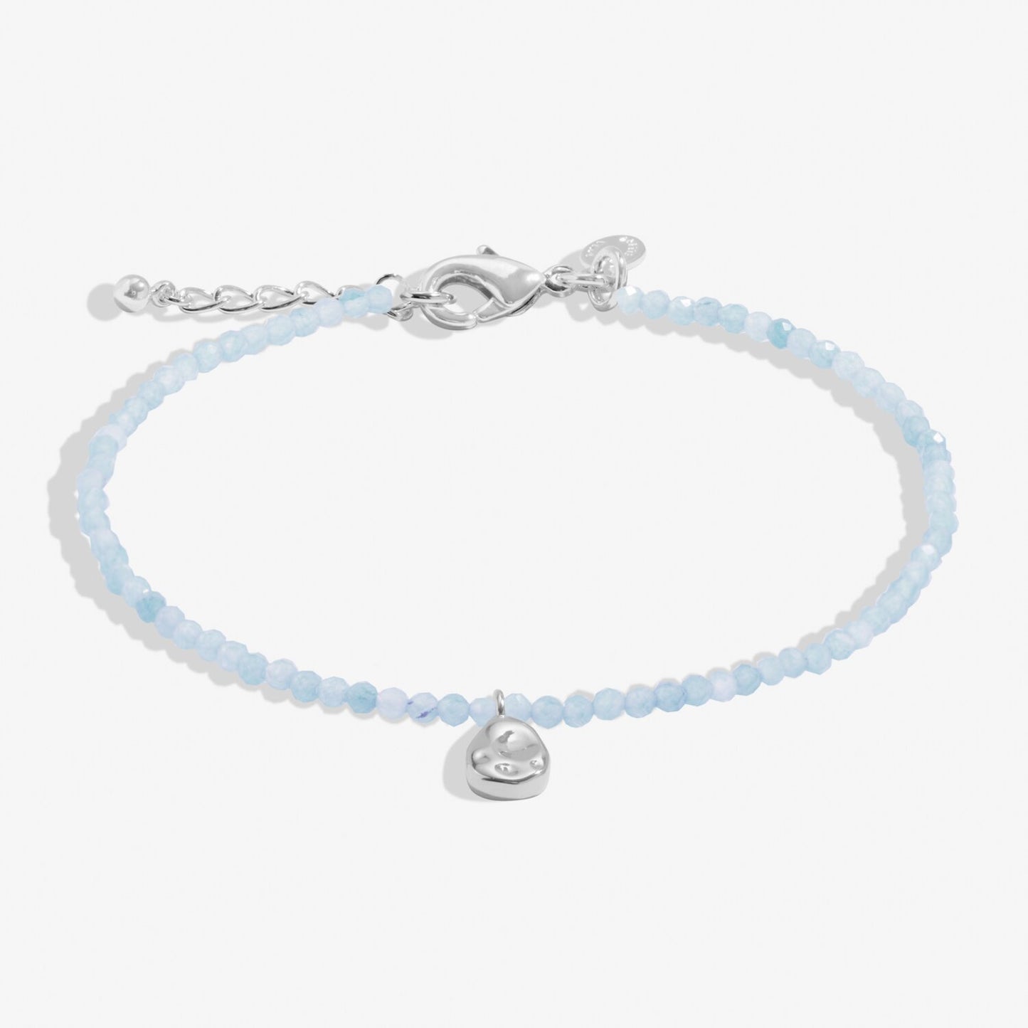 Joma Jewellery Mini Charms Aqua Crystal Pebble Bracelet