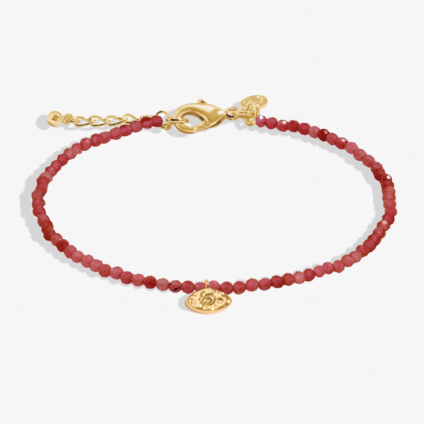 Joma Jewellery Mini Charms Garnet Eye Bracelet