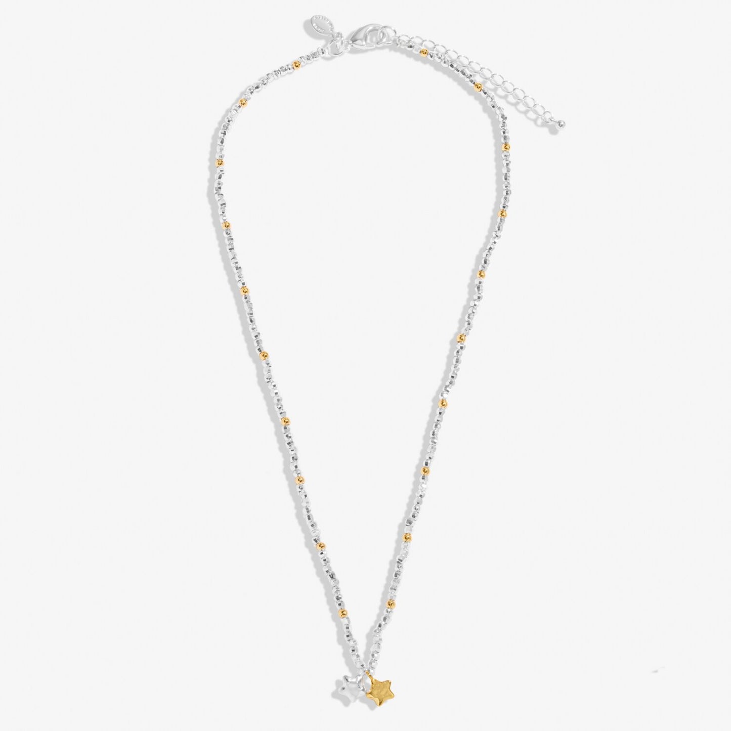 Joma Jewellery Mini Charms Stars Silver and Gold Plated Necklace