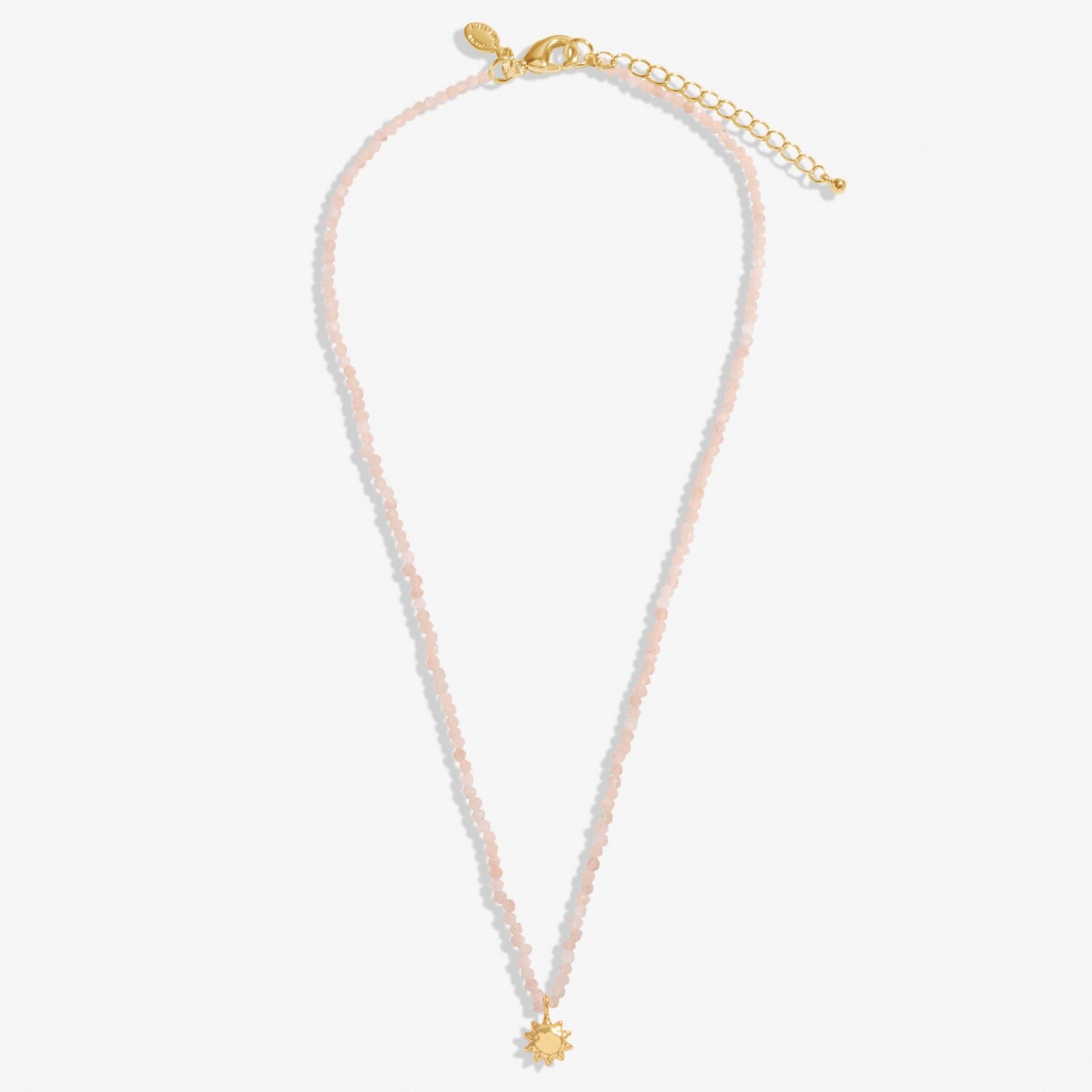 Joma Jewellery Mini Charms Sunstone Sun Gold Plated Necklace