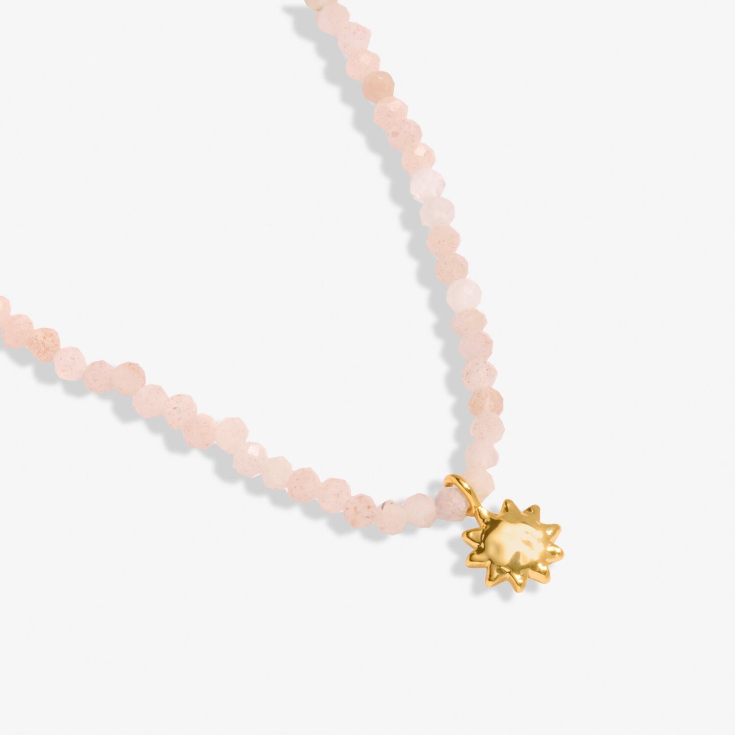 Joma Jewellery Mini Charms Sunstone Sun Gold Plated Necklace