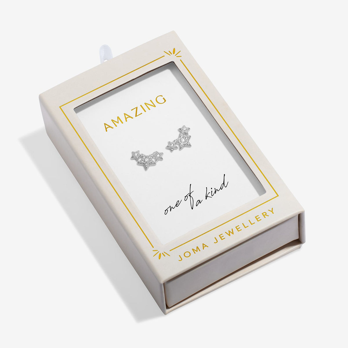 Joma Jewellery Moments To Shine Amazing Stud Earrings In Silver Plating