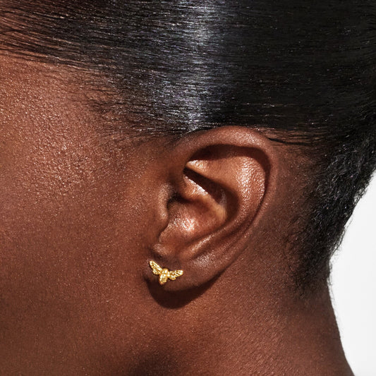 Joma Jewellery Moments To Shine Bee Happy Stud Earrings