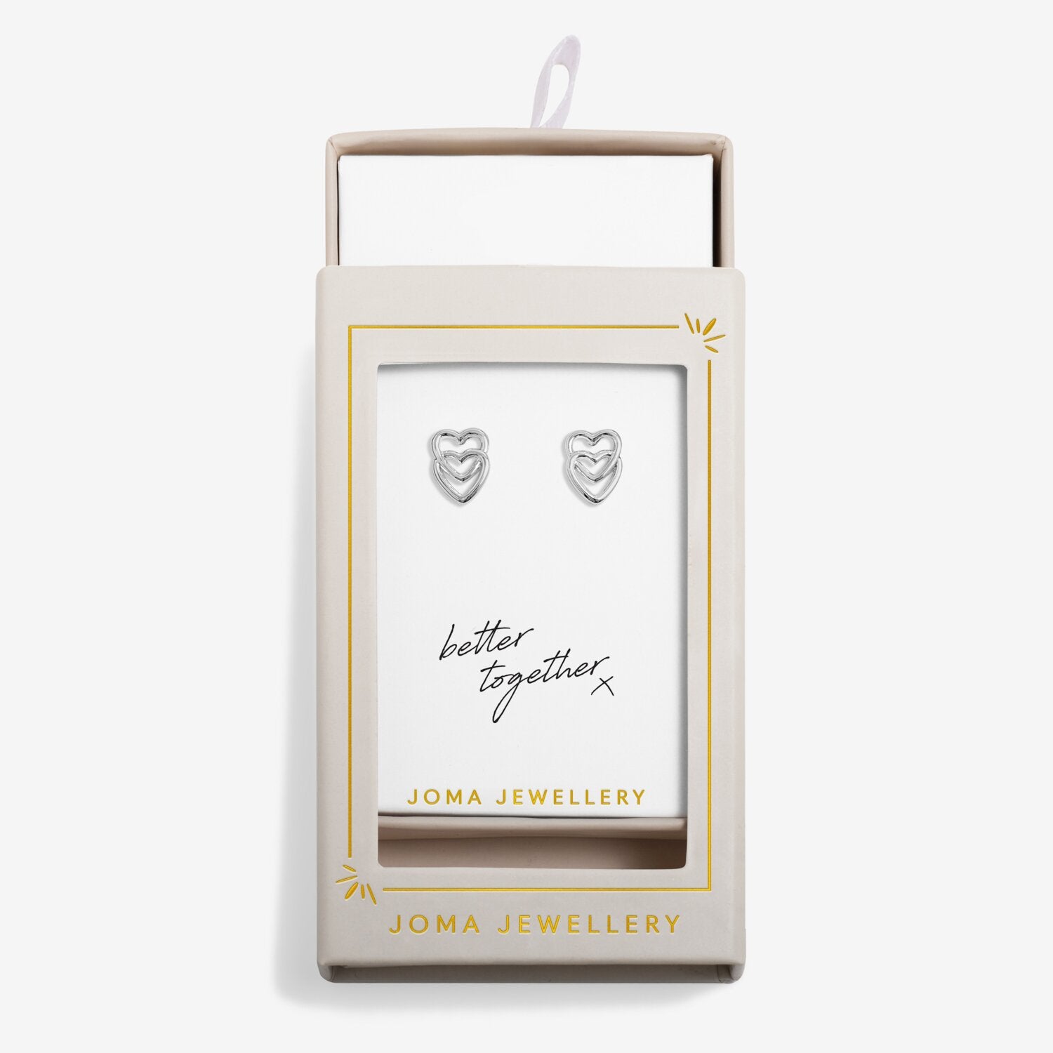 Joma Jewellery Moments To Shine Super Sister Stud Earrings