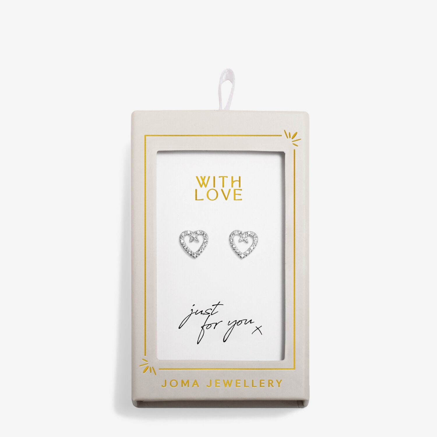Joma Jewellery Moments To Shine With Love Stud Earrings