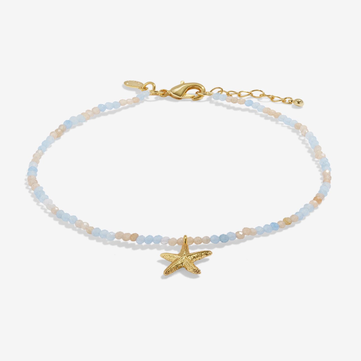 Joma Jewellery Multi Stone Starfish Anklet