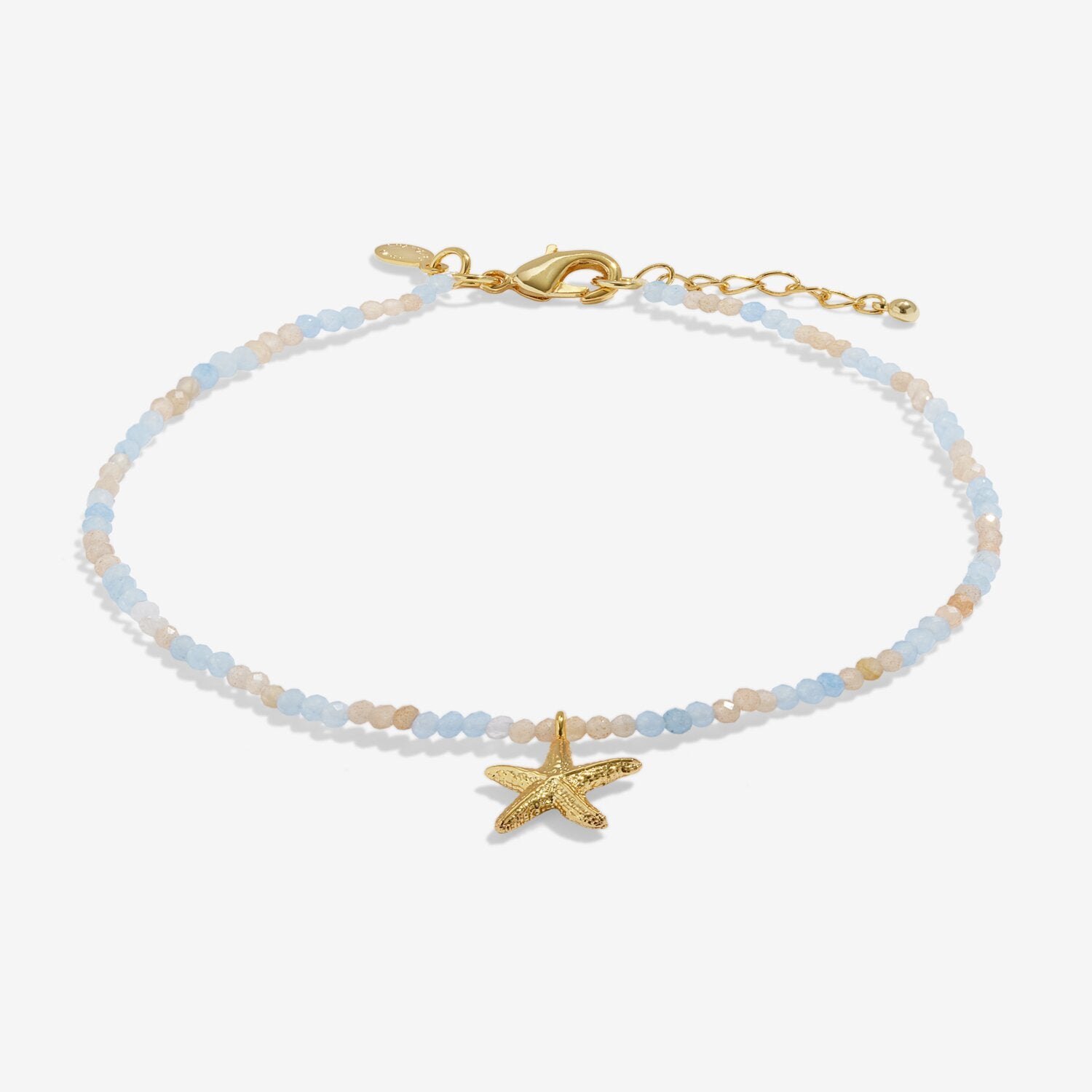 Joma Jewellery Multi Stone Starfish Anklet