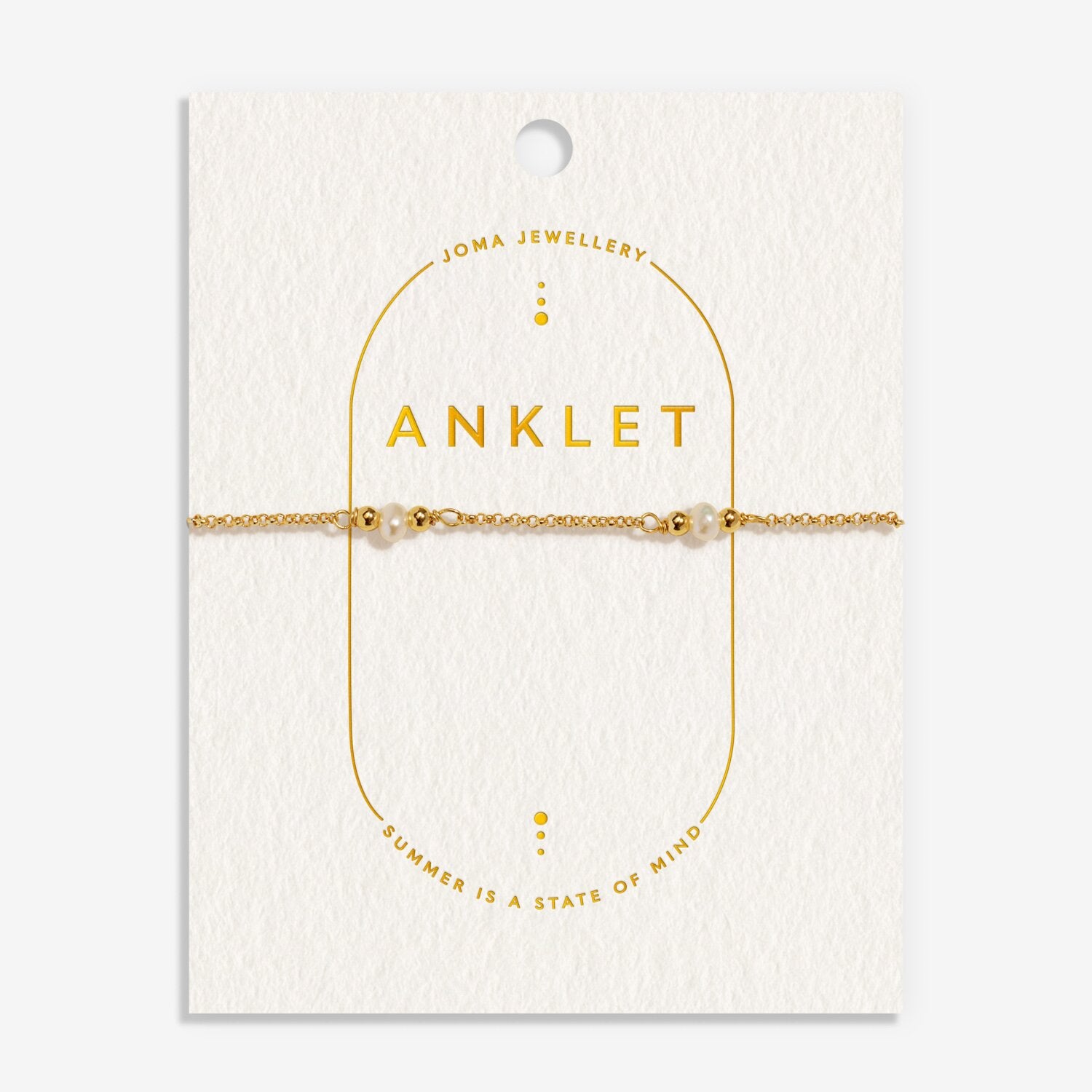 Joma Jewellery Pearl Anklet