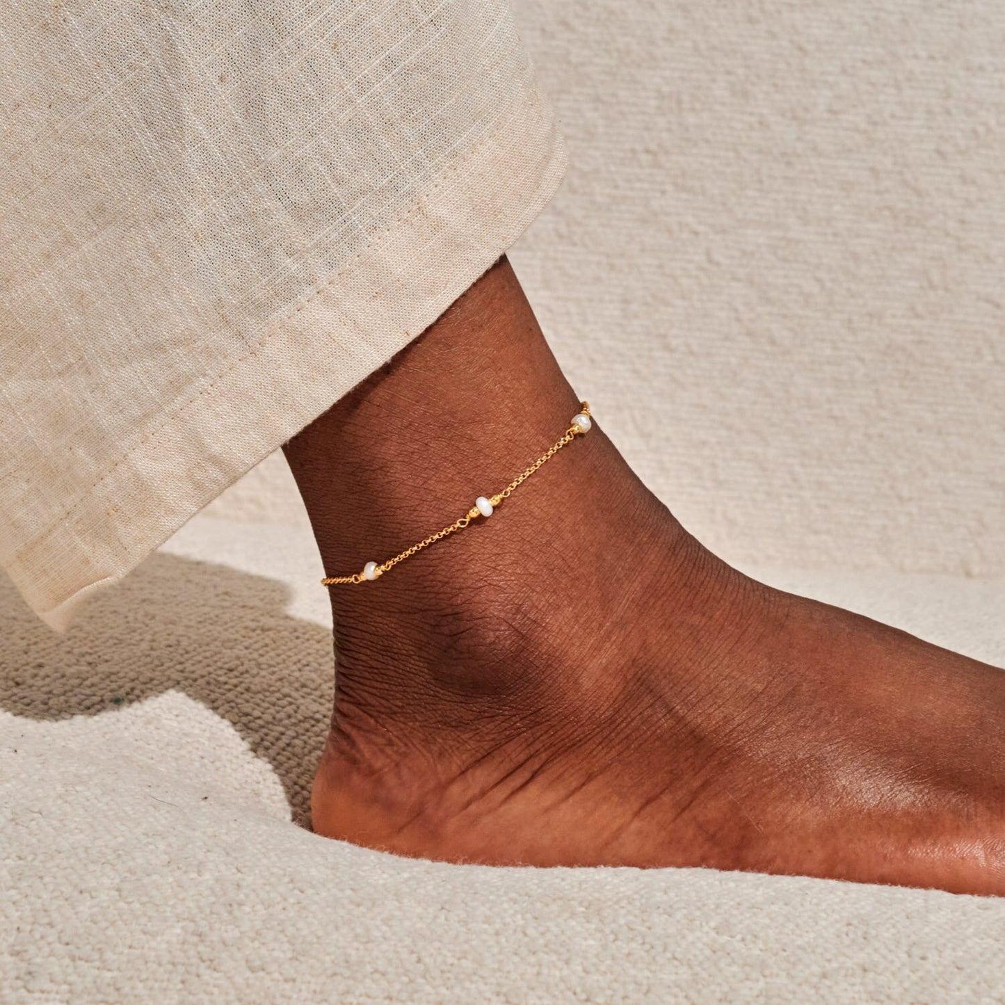 Joma Jewellery Pearl Anklet