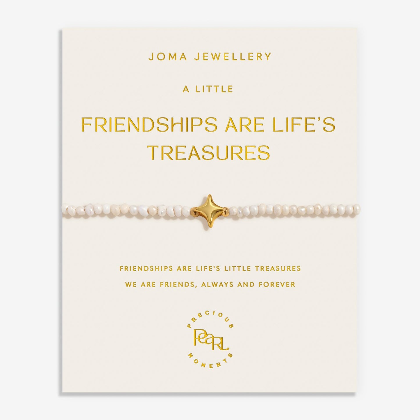 Joma Jewellery Precious Moments Friendships Are Life's Treasures Bracelet