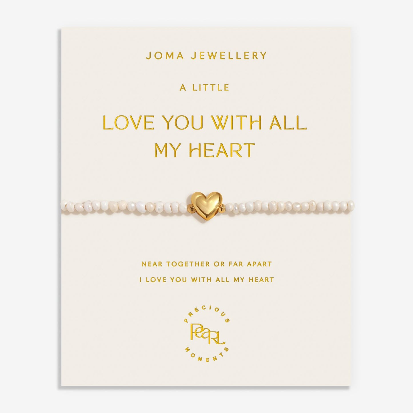 Joma Jewellery Precious Moments Love You With All My Heart Bracelet