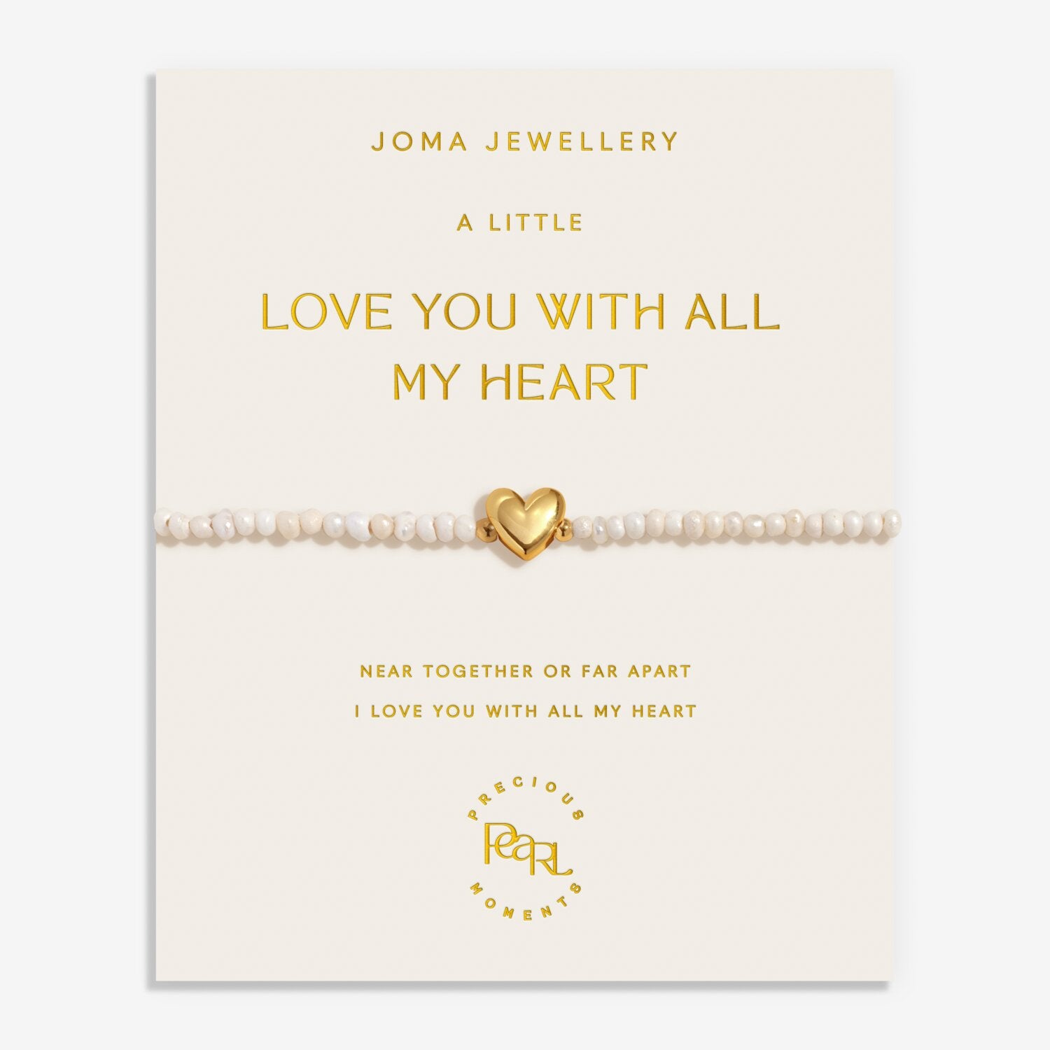 Joma Jewellery Precious Moments Love You With All My Heart Bracelet
