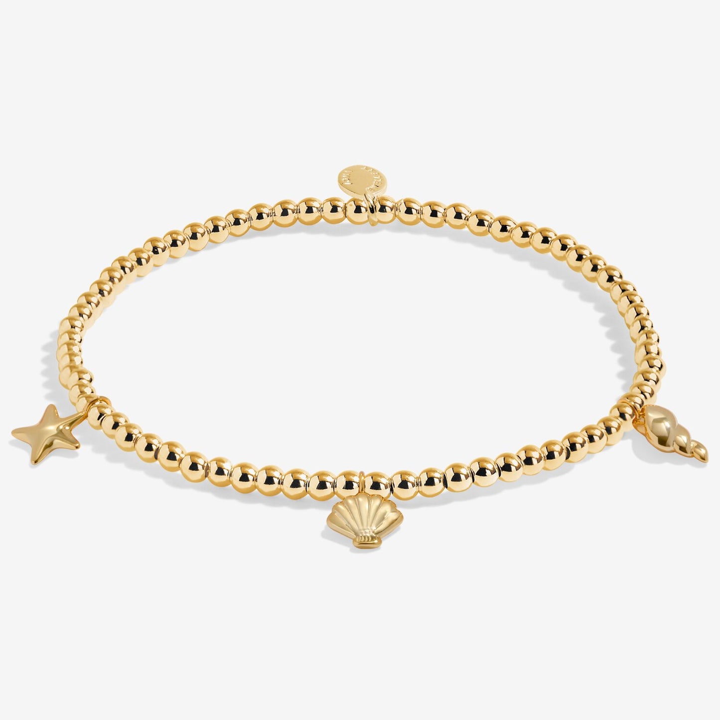 Joma Jewellery Shell Charms Silver Plated Anklet