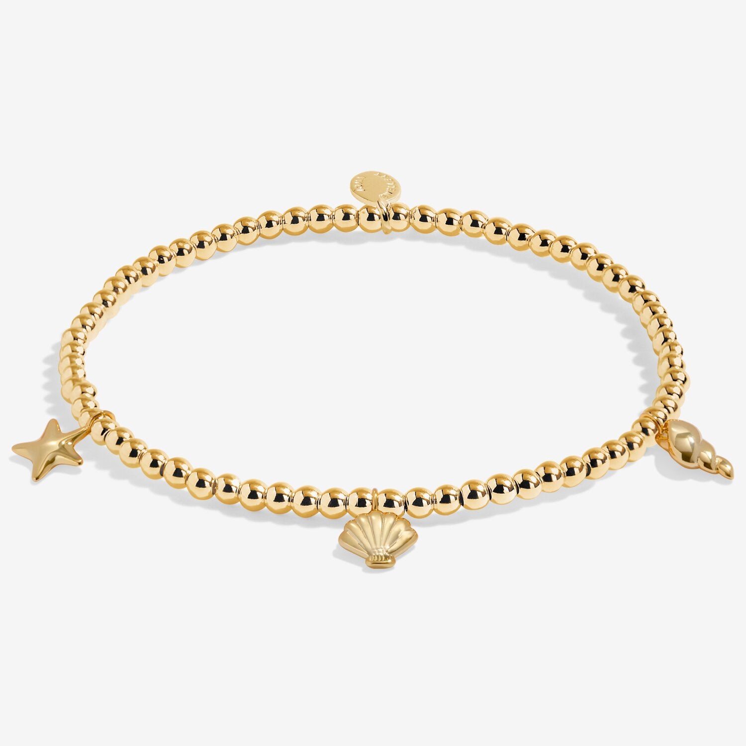 Joma Jewellery Shell Charms Silver Plated Anklet