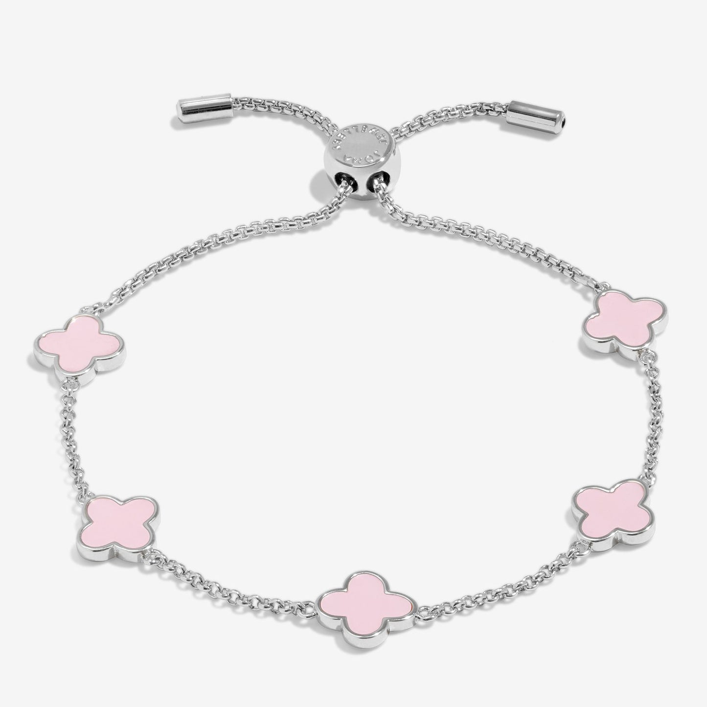 Joma Jewellery Signature Clover Collection Pink Clover Bracelet