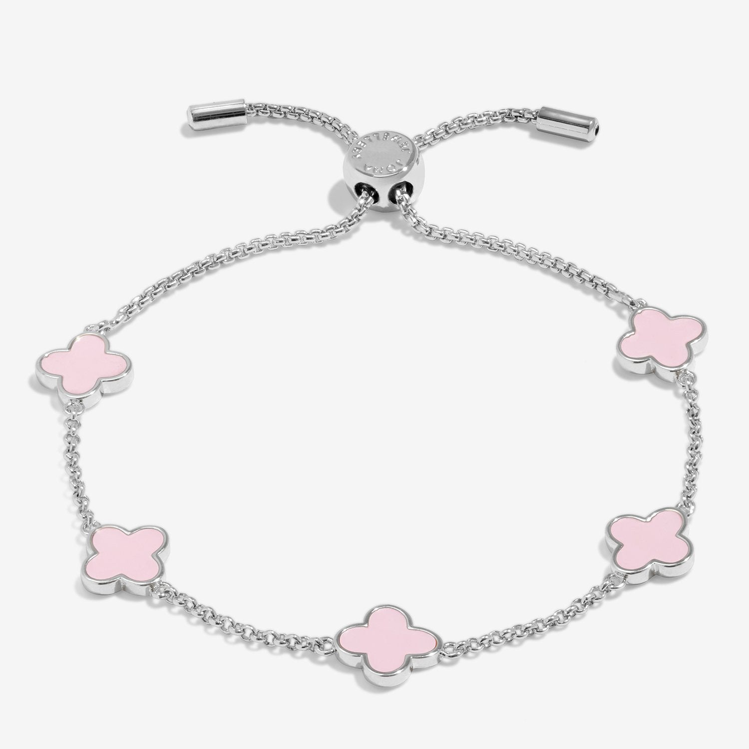 Joma Jewellery Signature Clover Collection Pink Clover Bracelet