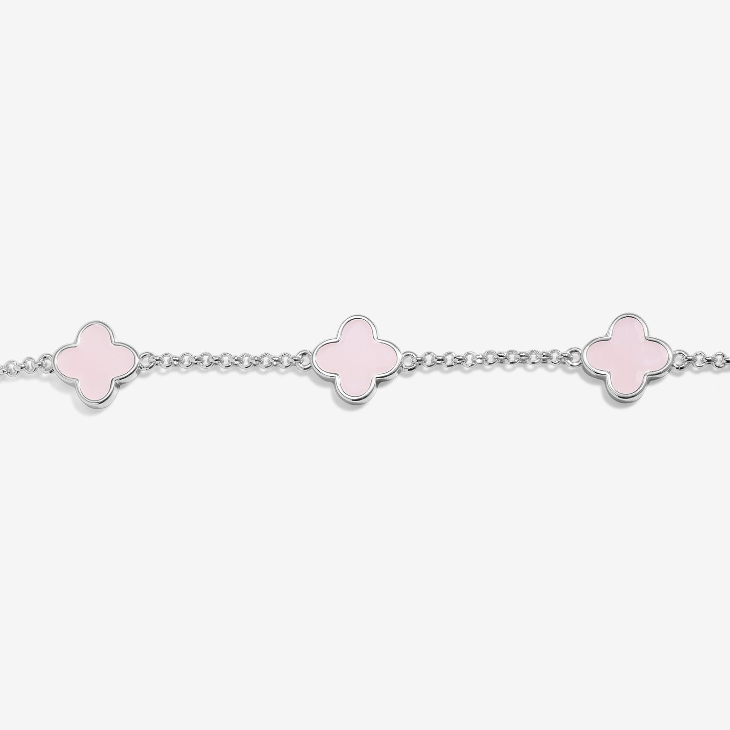 Joma Jewellery Signature Clover Collection Pink Clover Bracelet