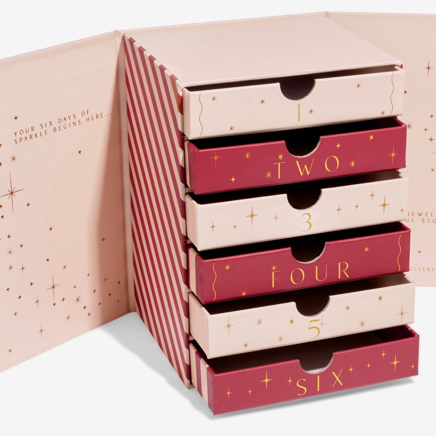 Joma Jewellery Silver Plated 6 Days Of Sparkle Advent Calender