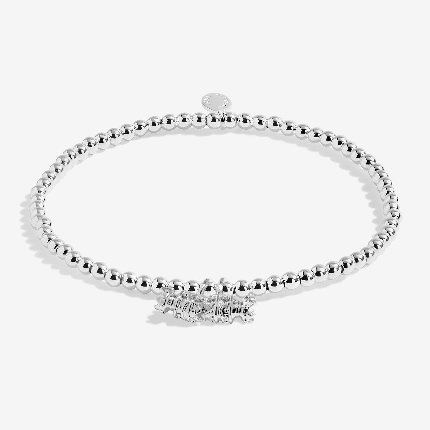 Joma Jewellery Snowglobe A Little Cracking Christmas Bracelet In Silver Plating