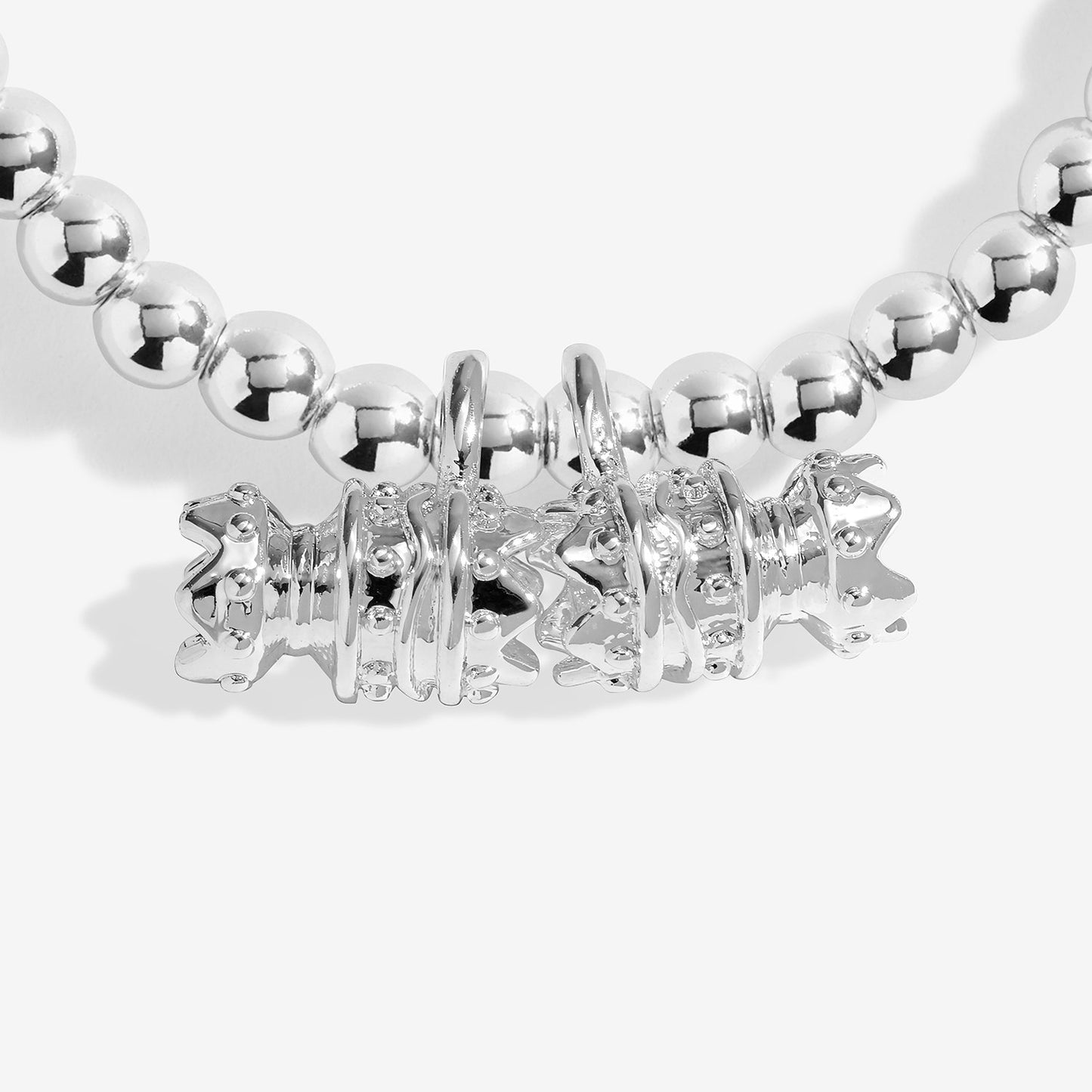 Joma Jewellery Snowglobe A Little Cracking Christmas Bracelet In Silver Plating