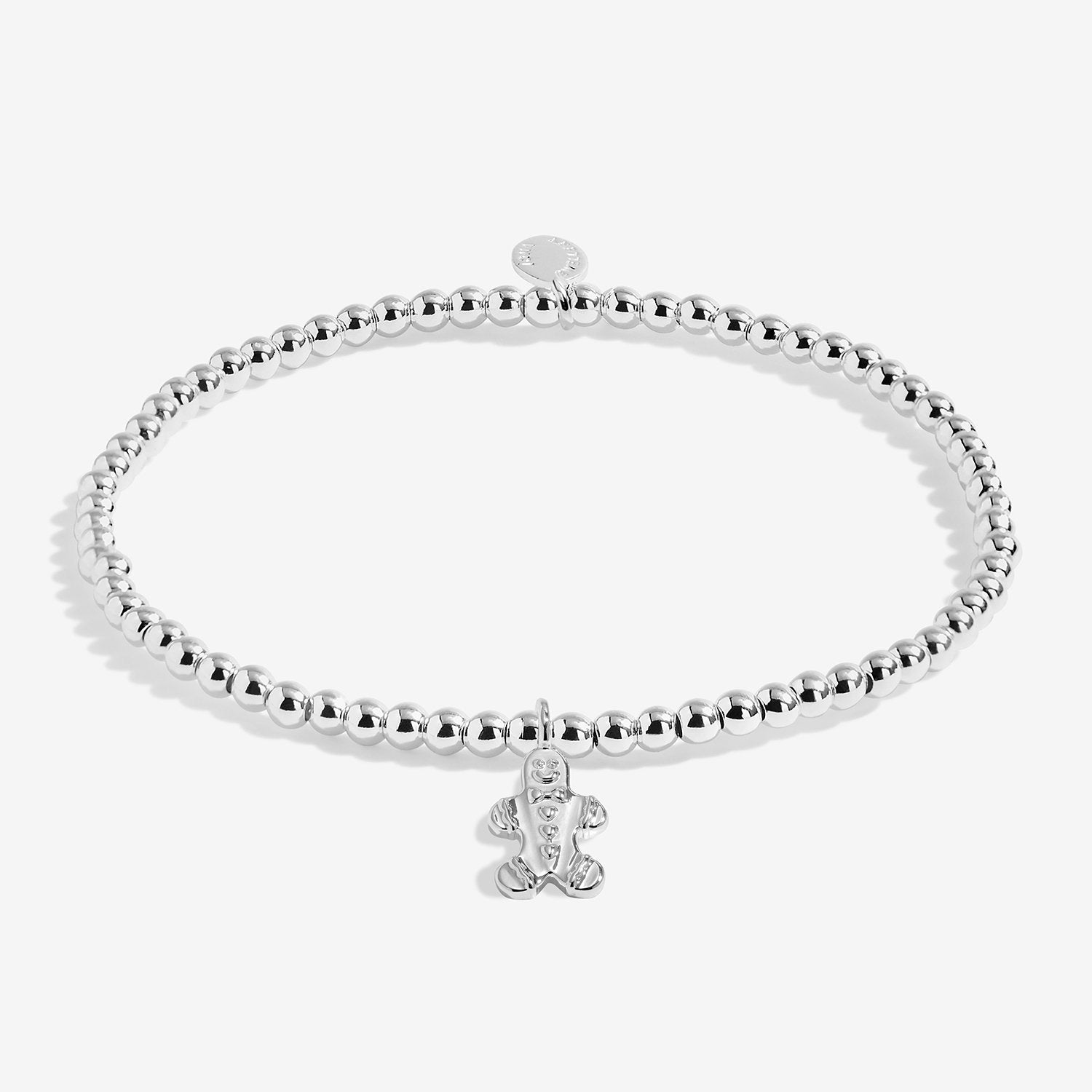 Joma Jewellery Snowglobe A Little Gingerbread Wishes Bracelet In Silver Plating