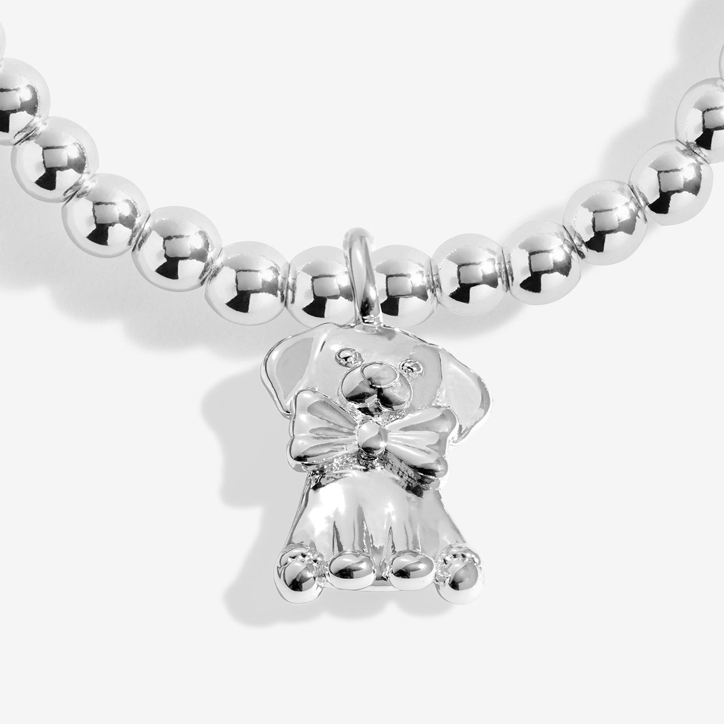 Joma Jewellery Snowglobe A Little Merry Woof-Mas Bracelet In Silver Plating