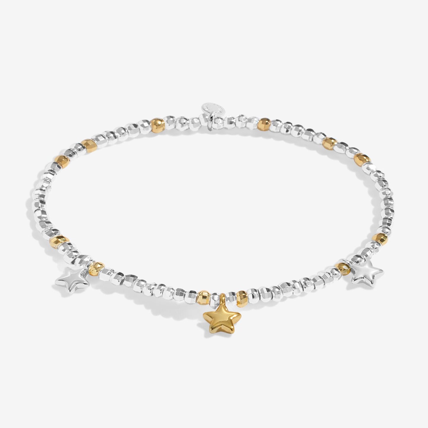 Joma Jewellery Sparkle Confetti A Little Congratulations Silver & Gold Plated Bracelet