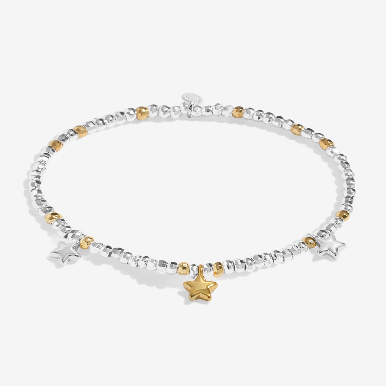 Joma Jewellery Sparkle Confetti A Little Congratulations Silver & Gold Plated Bracelet