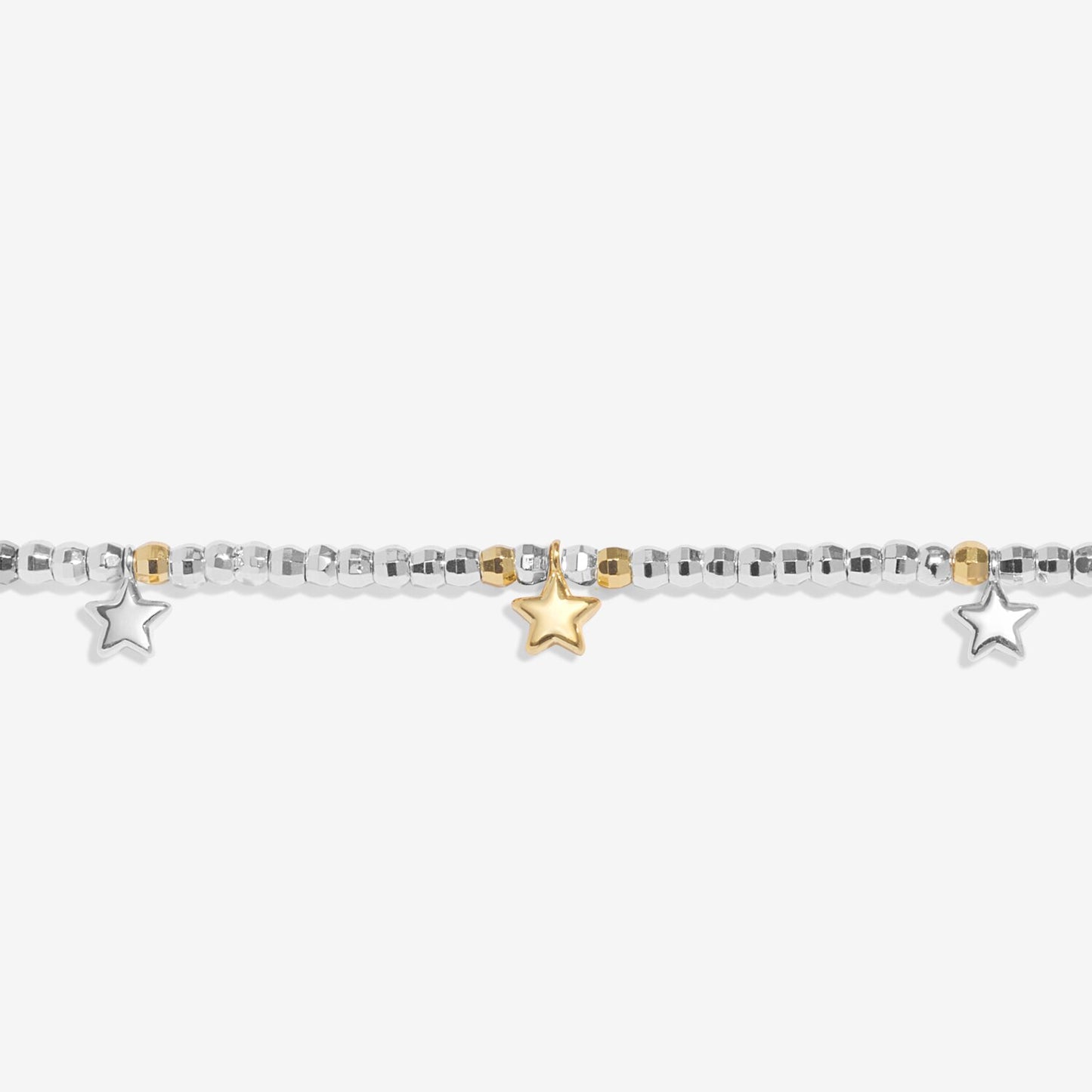 Joma Jewellery Sparkle Confetti A Little Congratulations Silver & Gold Plated Bracelet