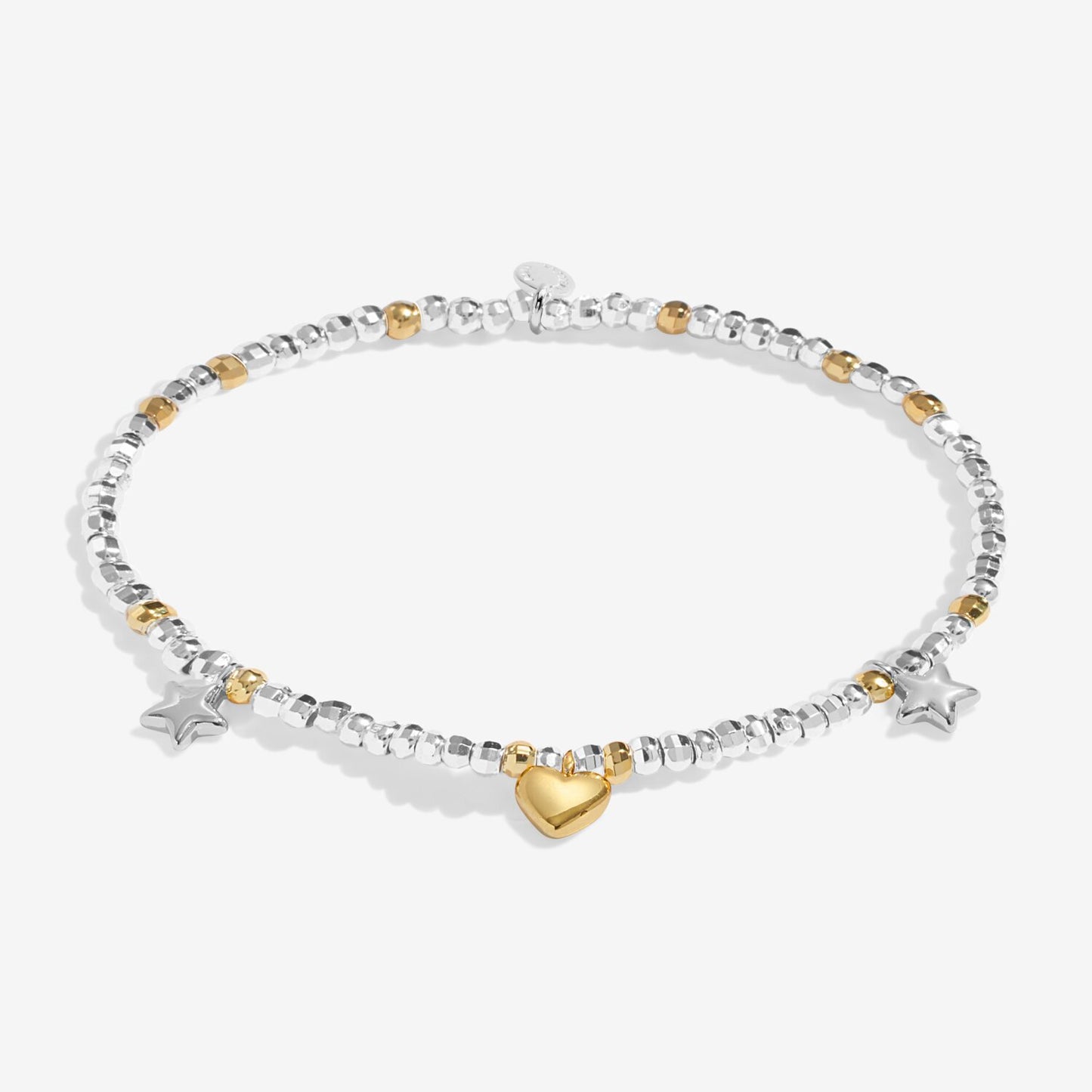 Joma Jewellery Sparkle Confetti A Little Happy Birthday Silver & Gold Plated Bracelet
