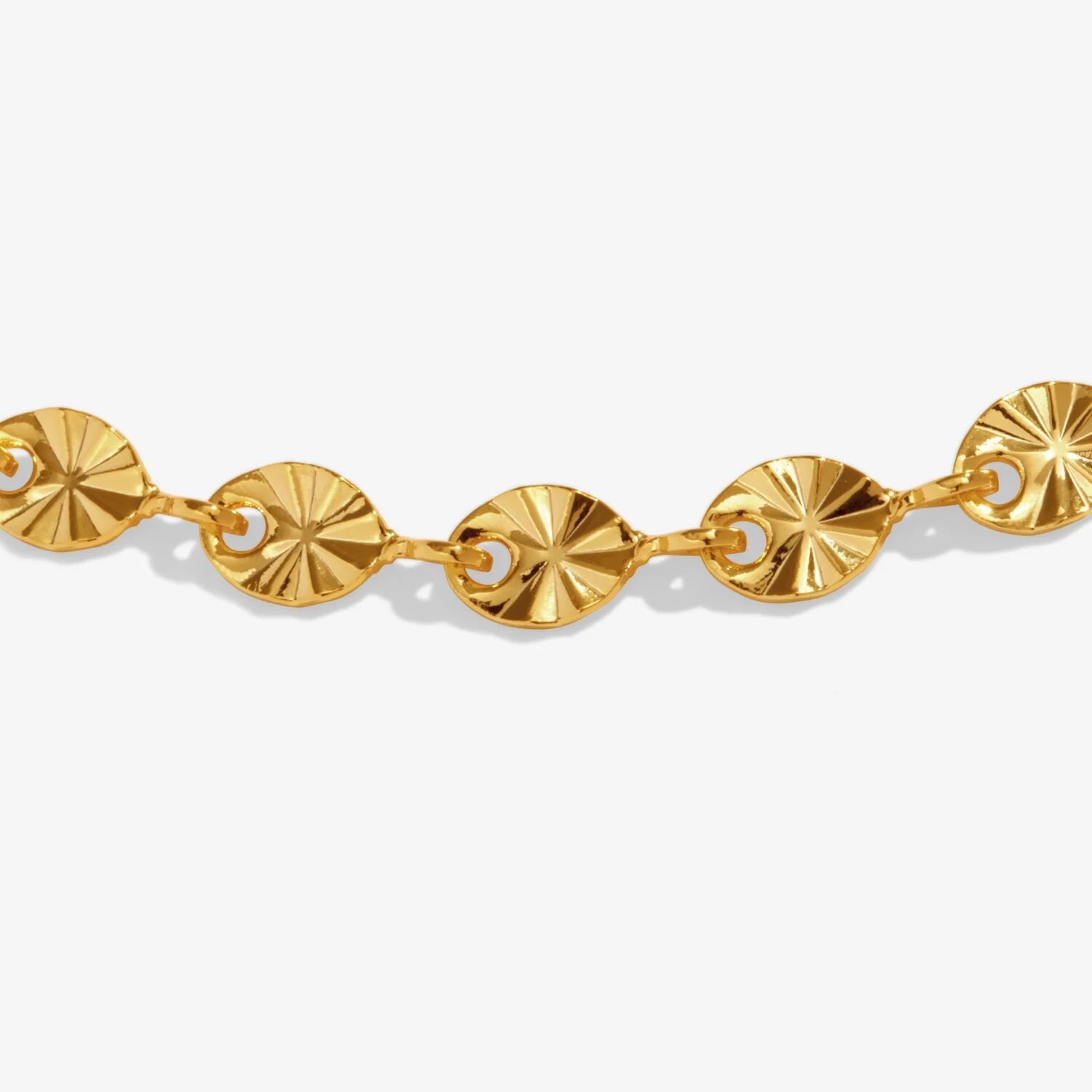 Joma Jewellery Sparkle Gold Plated Chain Anklet