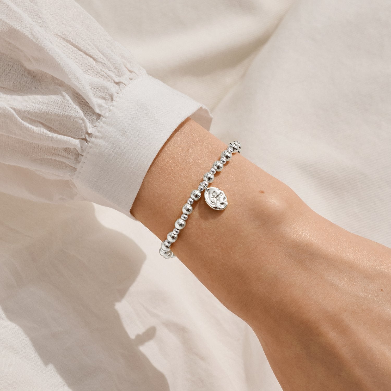 Joma Jewellery Words To Treasure Family Bracelet In Silver Plating