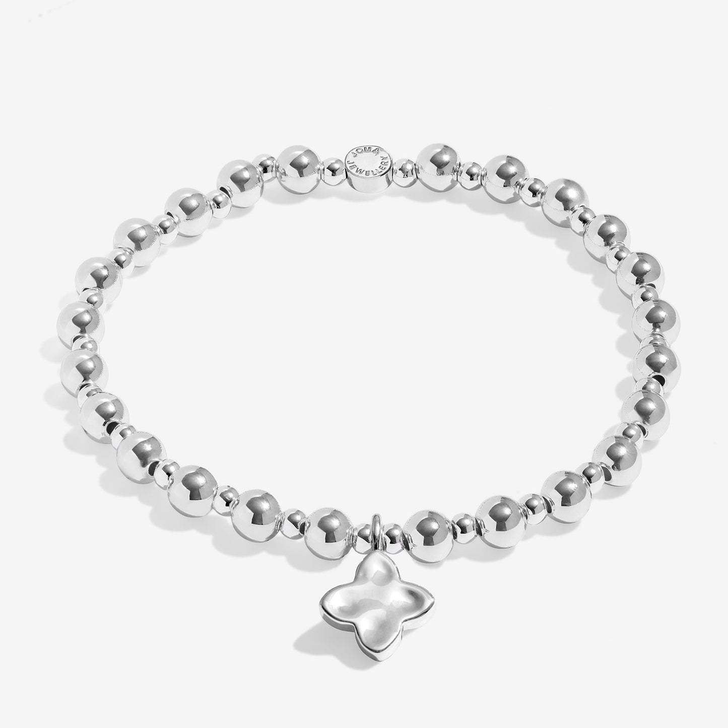 Joma Jewellery Words To Treasure Forever Friendship Bracelet In Silver Plating