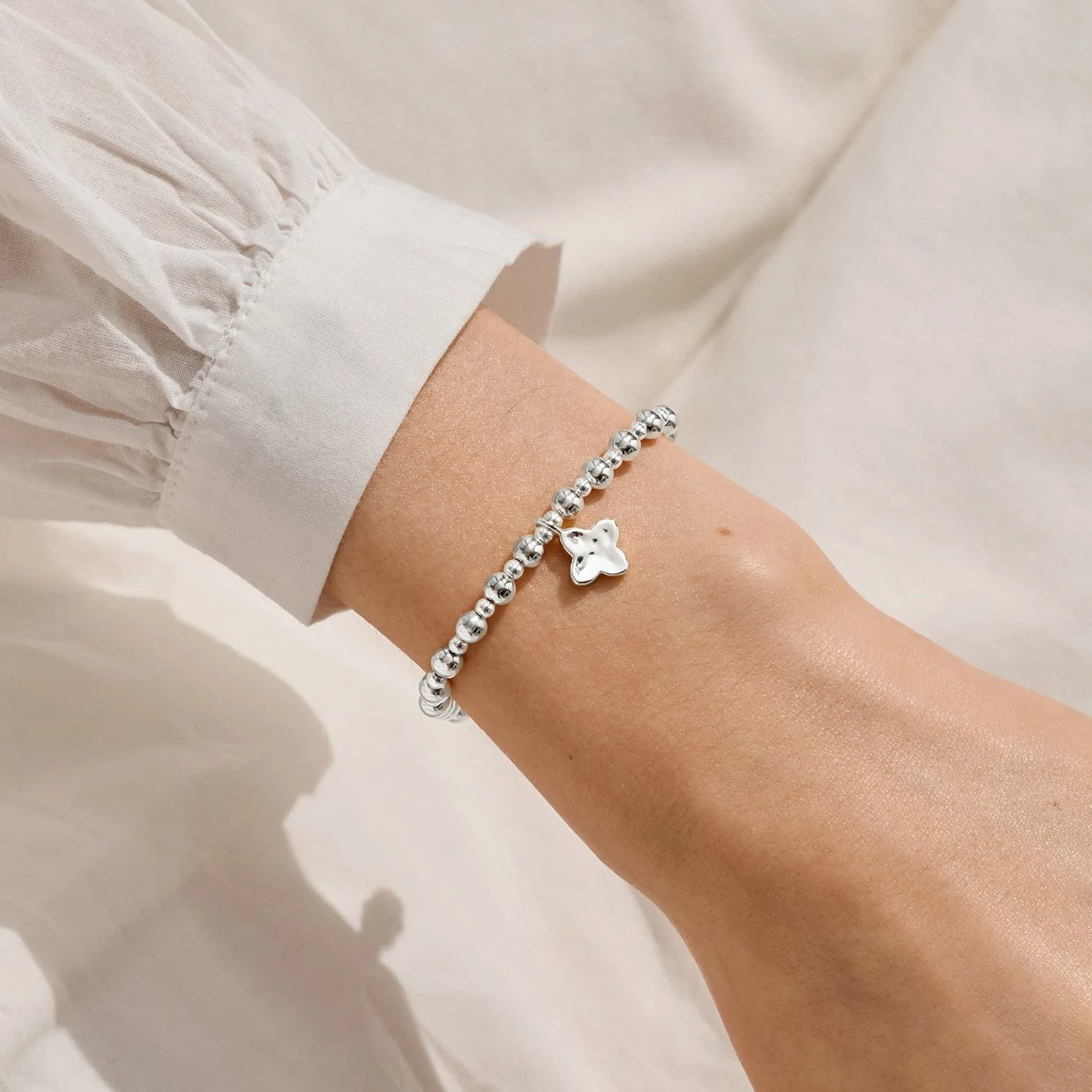 Joma Jewellery Words To Treasure Forever Friendship Bracelet In Silver Plating