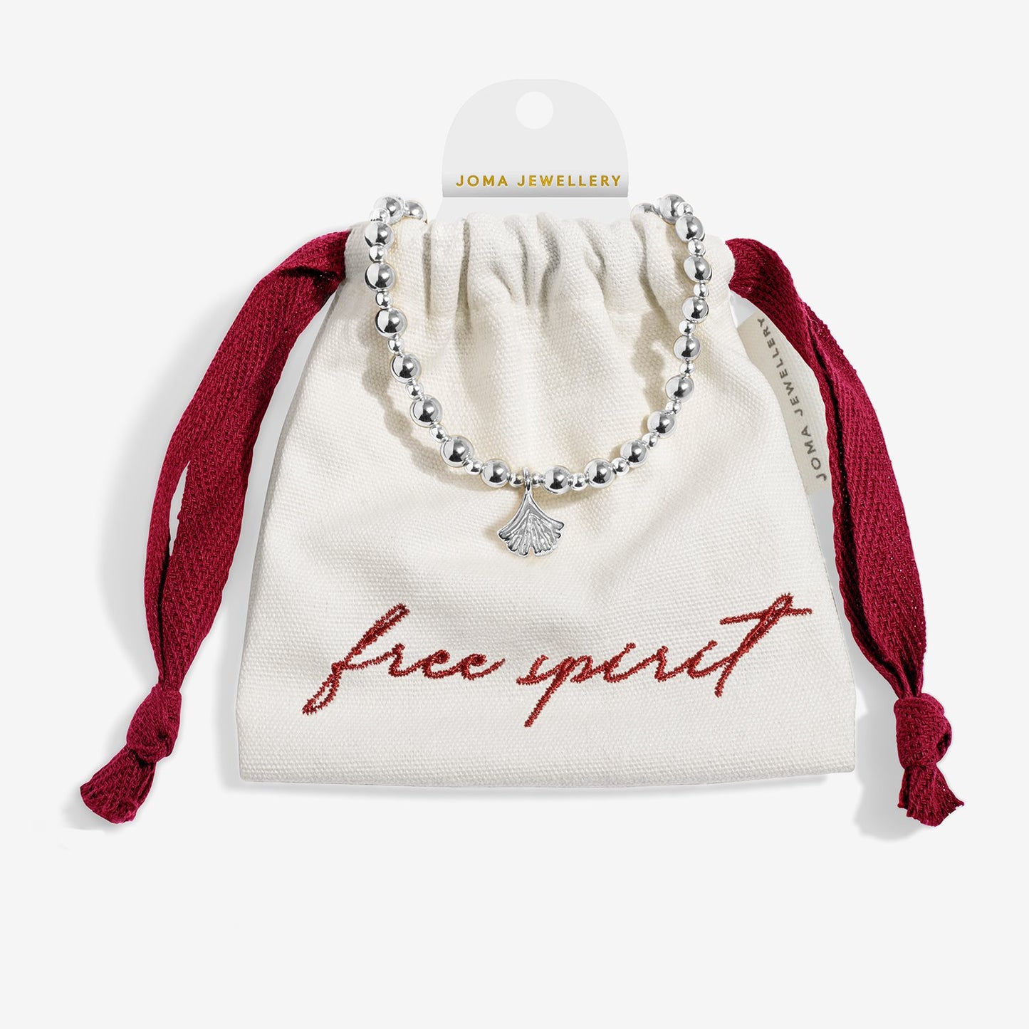 Joma Jewellery Words To Treasure Free Spirit Bracelet In Silver Plating